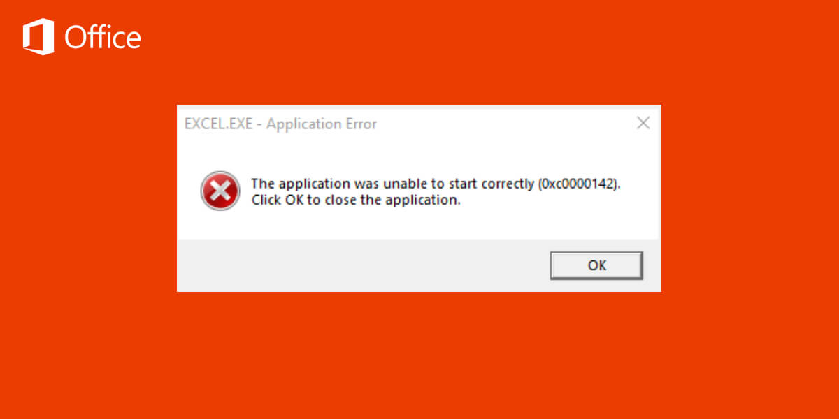 Solved] The application was unable to start correctly (0xc0000142) when  starting Office applications | FixitKB