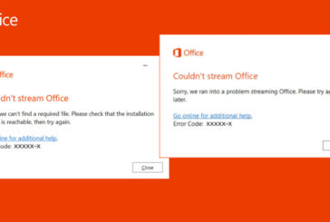 Couldn't Stream Office during installation or uninstallation