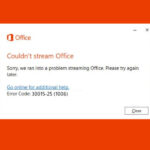 Error code 30015-25 (1006), 30015-25 (-1610612703) or 30045-25 (1) when installing or uninstalling Office