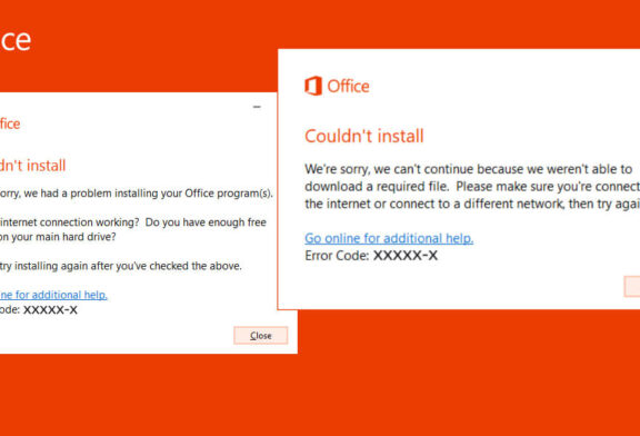 Couldn't Install Office