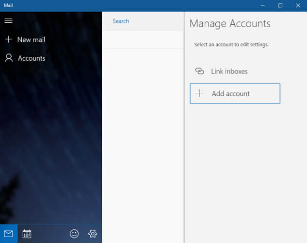 Add Account Windows Mail