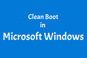 Perform a Clean Boot in Microsoft Windows
