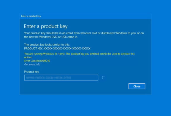 Error Code 0xc004f210 Windows 10 Activation