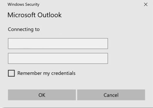 Password Prompt Windows Mail